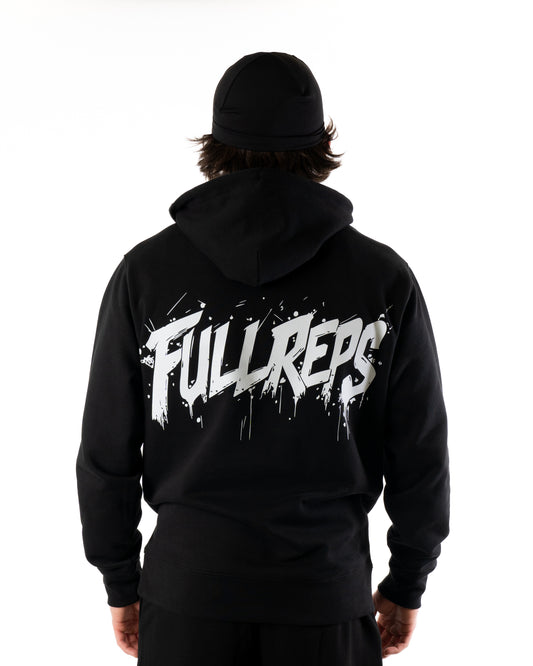 FULL REPS GRAFFITI PREMIUM BLACK HOODIE