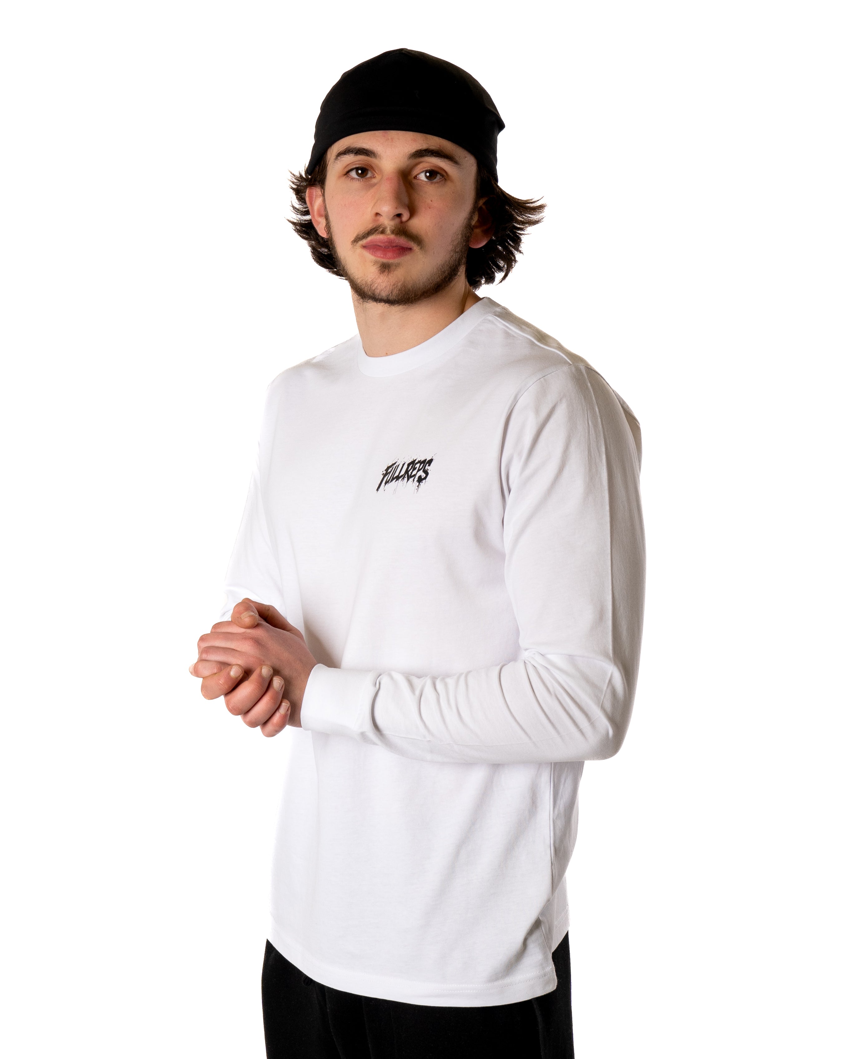 FULL REPS GRAFFITI LONG SLEEVE WHITE TEE