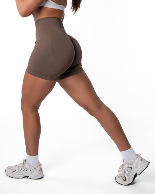 Brown Signature Shorts