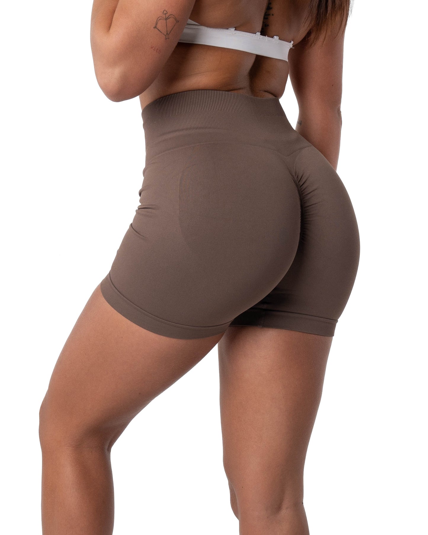 Brown Signature Shorts