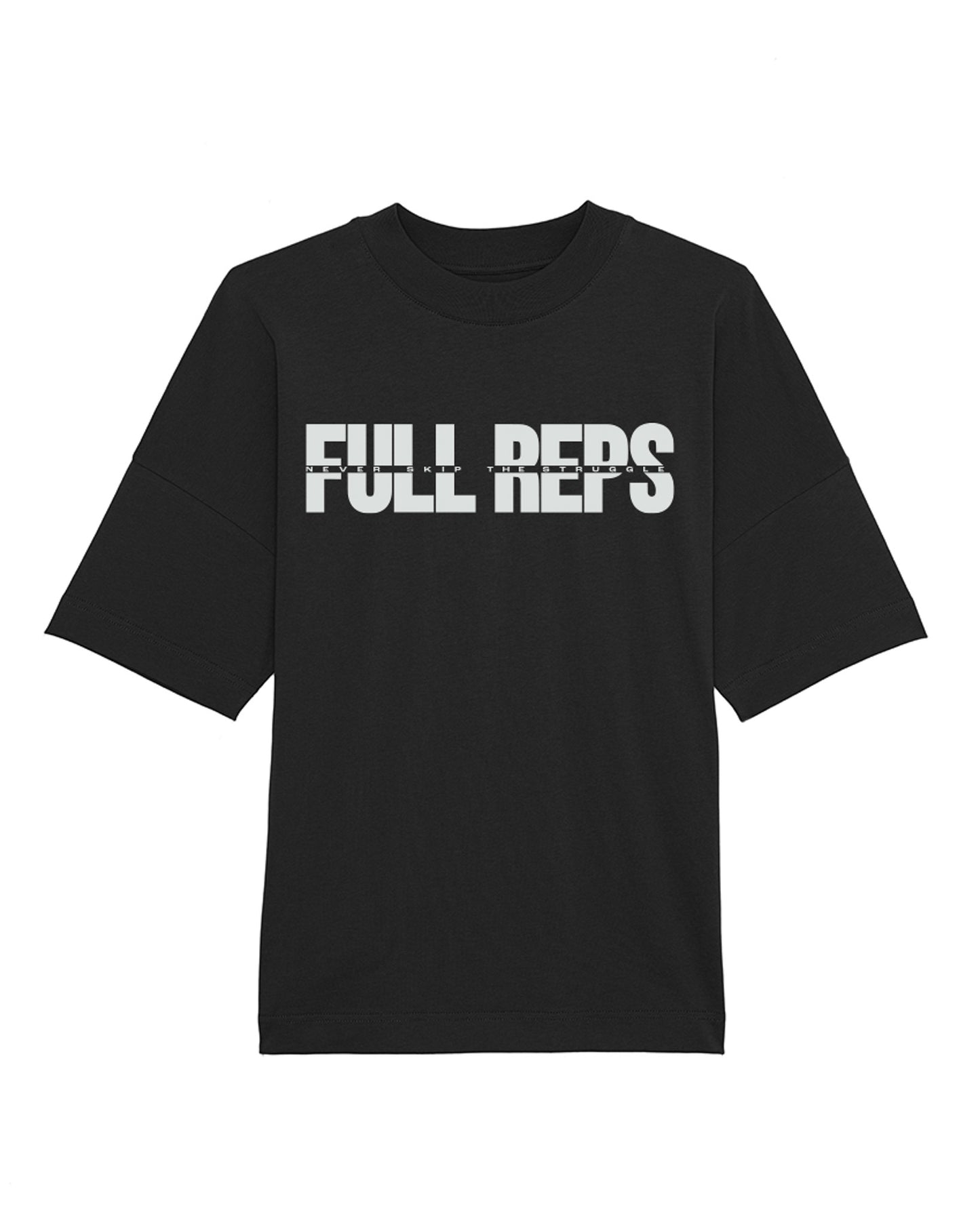 BLACK NSTS FULL REPS OVERSIZED T-SHIRT